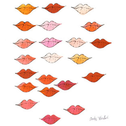 Zen Yarn Stamped Lips Warhol image